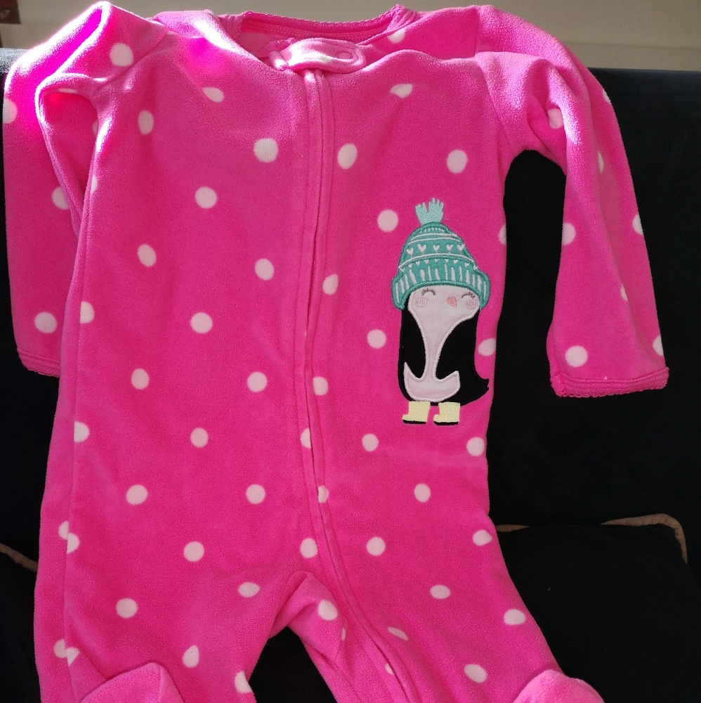 2 for $15 One piece footed pajama